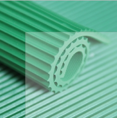 Fijnribloper groen, dikte 3 1000 mm, per m - Narviflex - Rubber & Plastics
